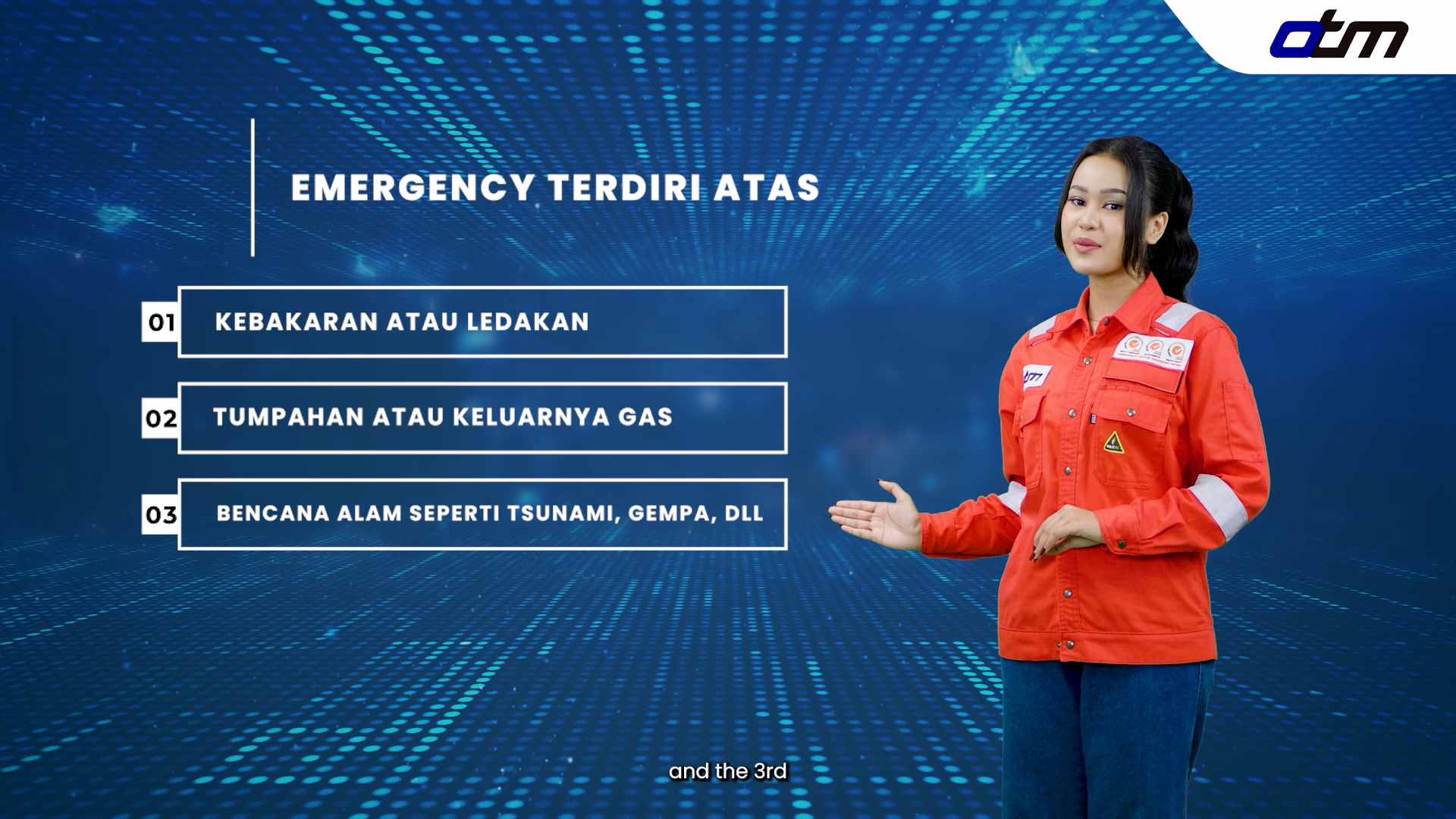 Video Safety Induction - PT OTM